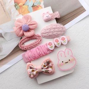 Pink Baby Hair Clips